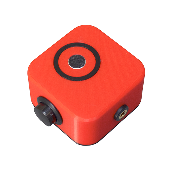 Single Red and Black QRP Microphone